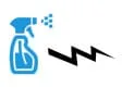 cleaning spray icon